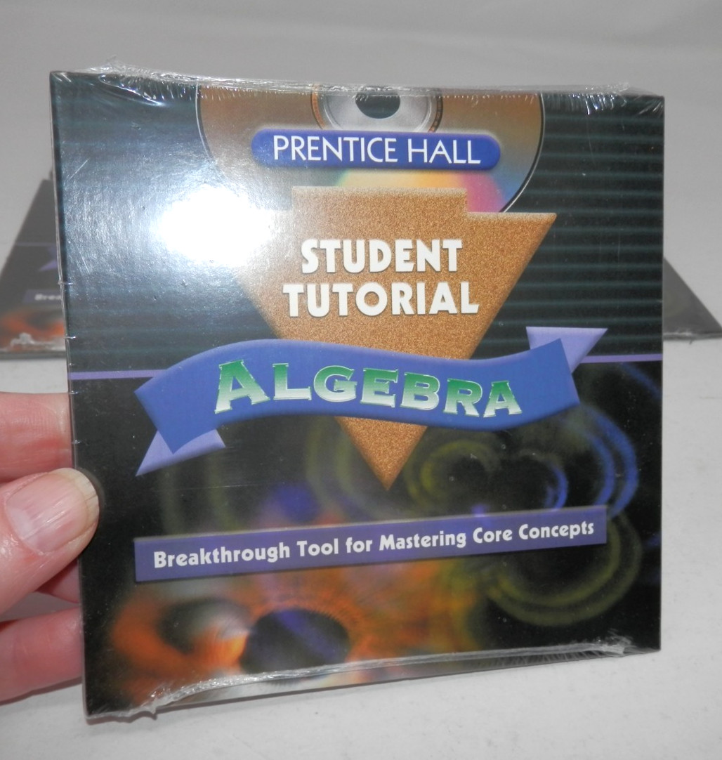 Prentice Hall Teachers Edition Algebra 1 CD-ROM Set + 5 Student Tutorials SEALED