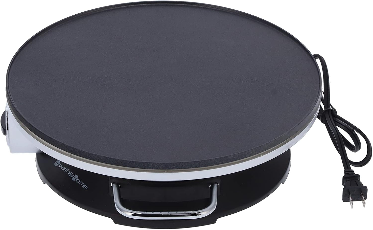 Non-Stick Electric Crepe Maker with Temp Control for Perfect Snacks