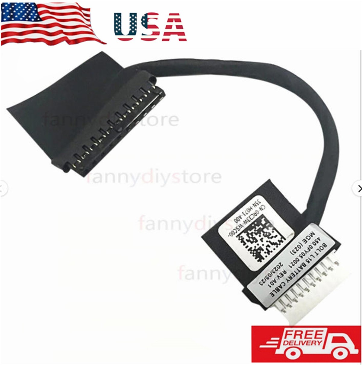 0RC33W NEW For DELL BOLT L15 Latitude 3500 Battery Cable 450.0FY05.0021 USK