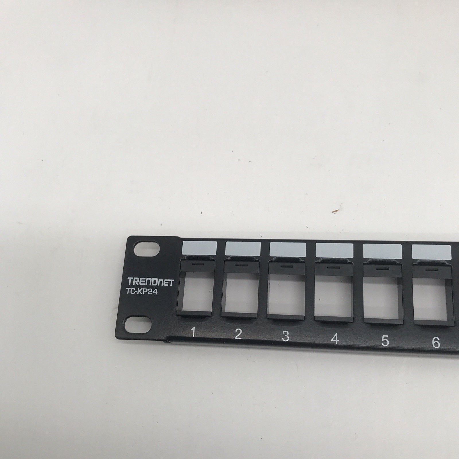 TRENDnet TC-KP24 24-Port Keystone Blank 1U 19in Rack Patch Panel