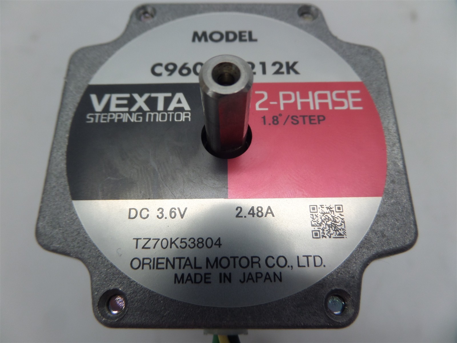 Vexta C9604-9212K 2-Phase Stepping Motor