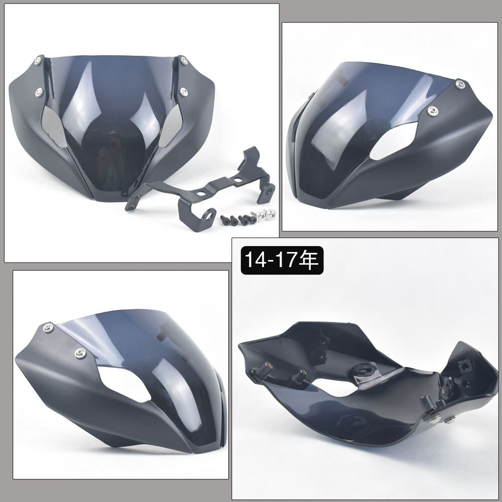 For Ducati Monster 821 1200 695 2014-2017 Windshield Windscreen Meter Sun Visor