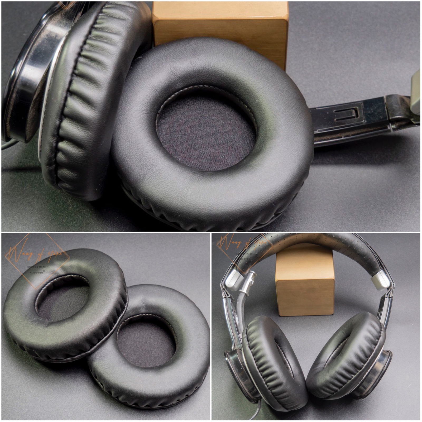 Ear Pads Foam Cushion For Plantronics Audio 350 355 PC Computer Headset Earpads