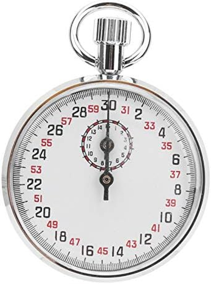 Mechanical Stopwatch Handheld Mechanical Stopwatch Sports Chronograph Running Ti