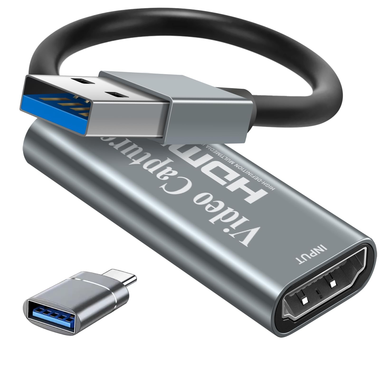 Video Capture Cards, 4K HDMI to USB 3.0 Video Capture Device, 1080P HD 60fps ...