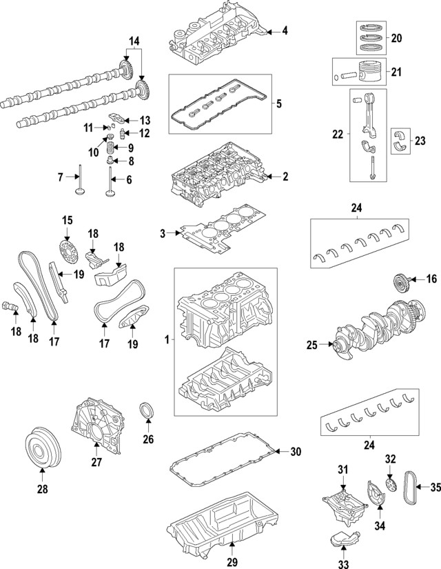 Genuine BMW Valve Springs 11-34-7-805-366