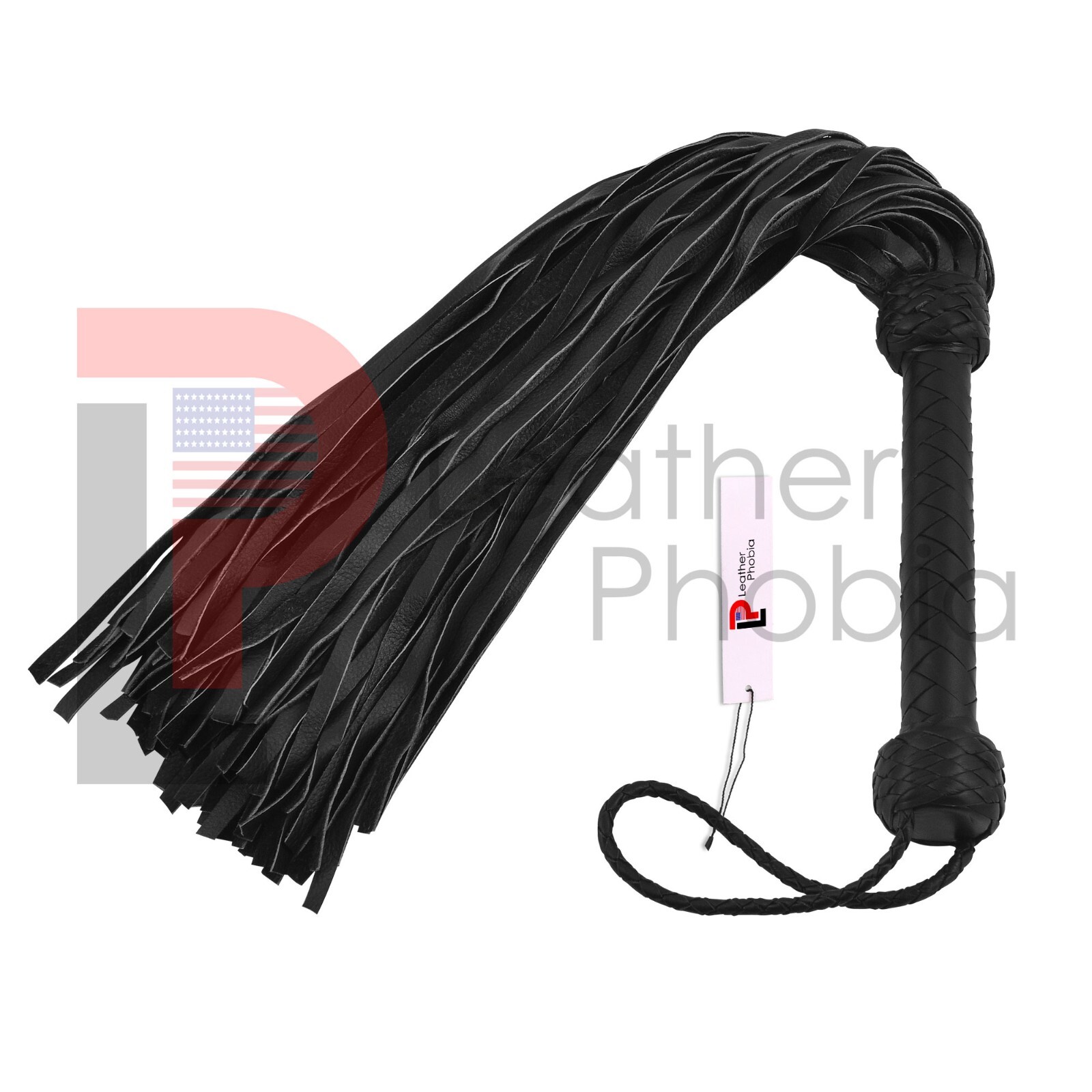 Genuine Cow Hide Thick Leather  Flogger 75 Tails Heavy & Thuddy impact Whip
