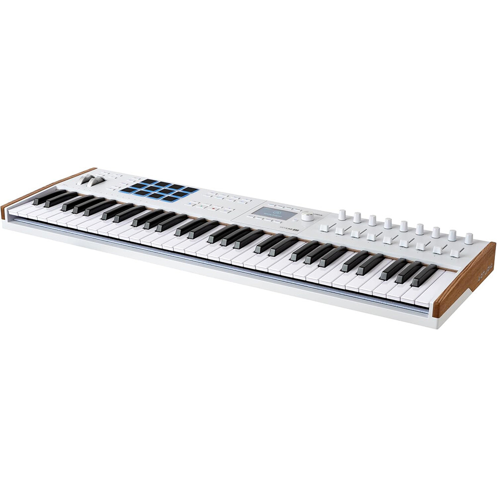 Arturia KeyLab 61 mk3 Professional MIDI Controller w/ Pedal, Cover & cable KIT