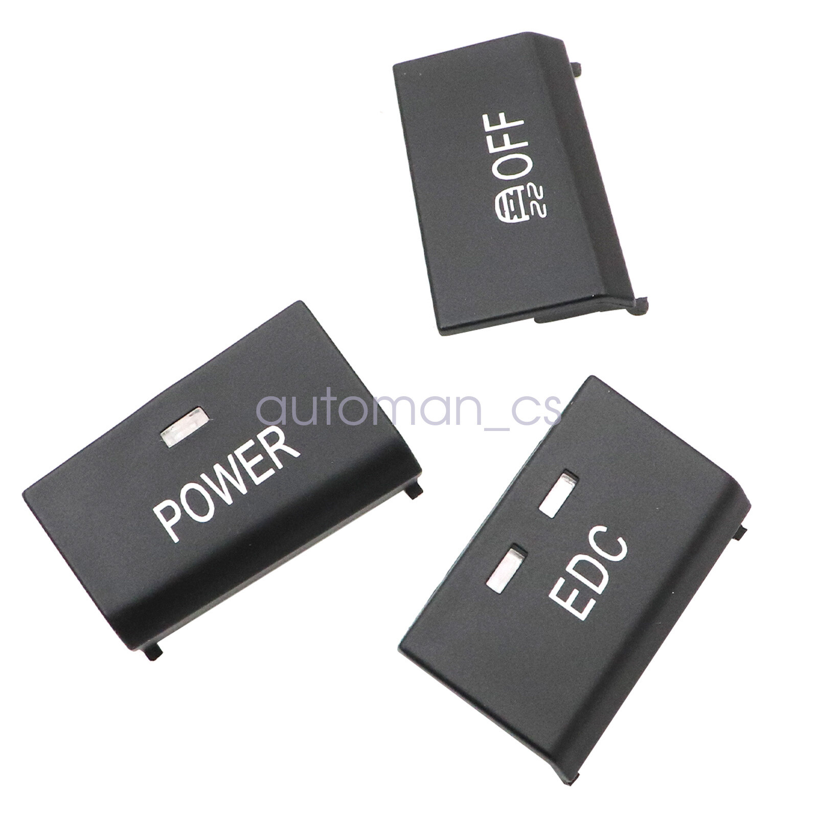 3Pcs Center Console Switch Button Caps Fit BMW E90 E92 E93 M3 61317841136 US