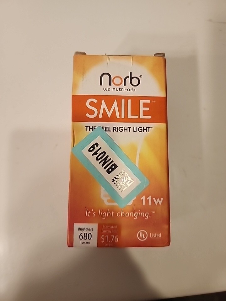 NEW Norb LED SMILE The Feel Right Light For Human Health Light Bulb 11W