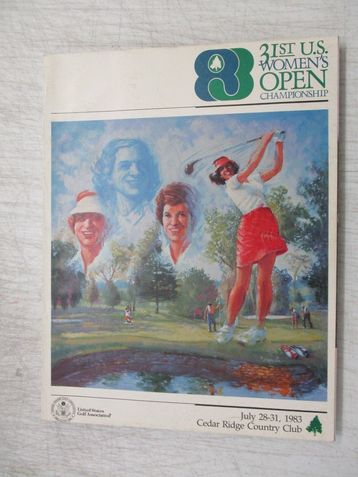 31ST U.S. WOMEN'S OPEN GOLF CHAMPIONSHIP PROGRAM USGA CEDAR RIDGE CLUB JULY 1983