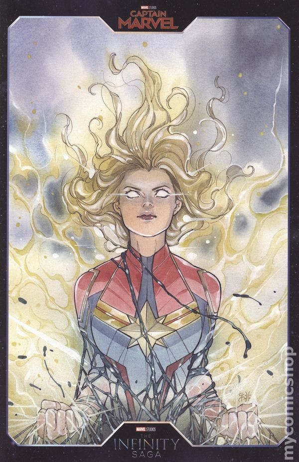 Captain Marvel #47D Momoko Infinity Saga Variant VF 2023 Stock Image