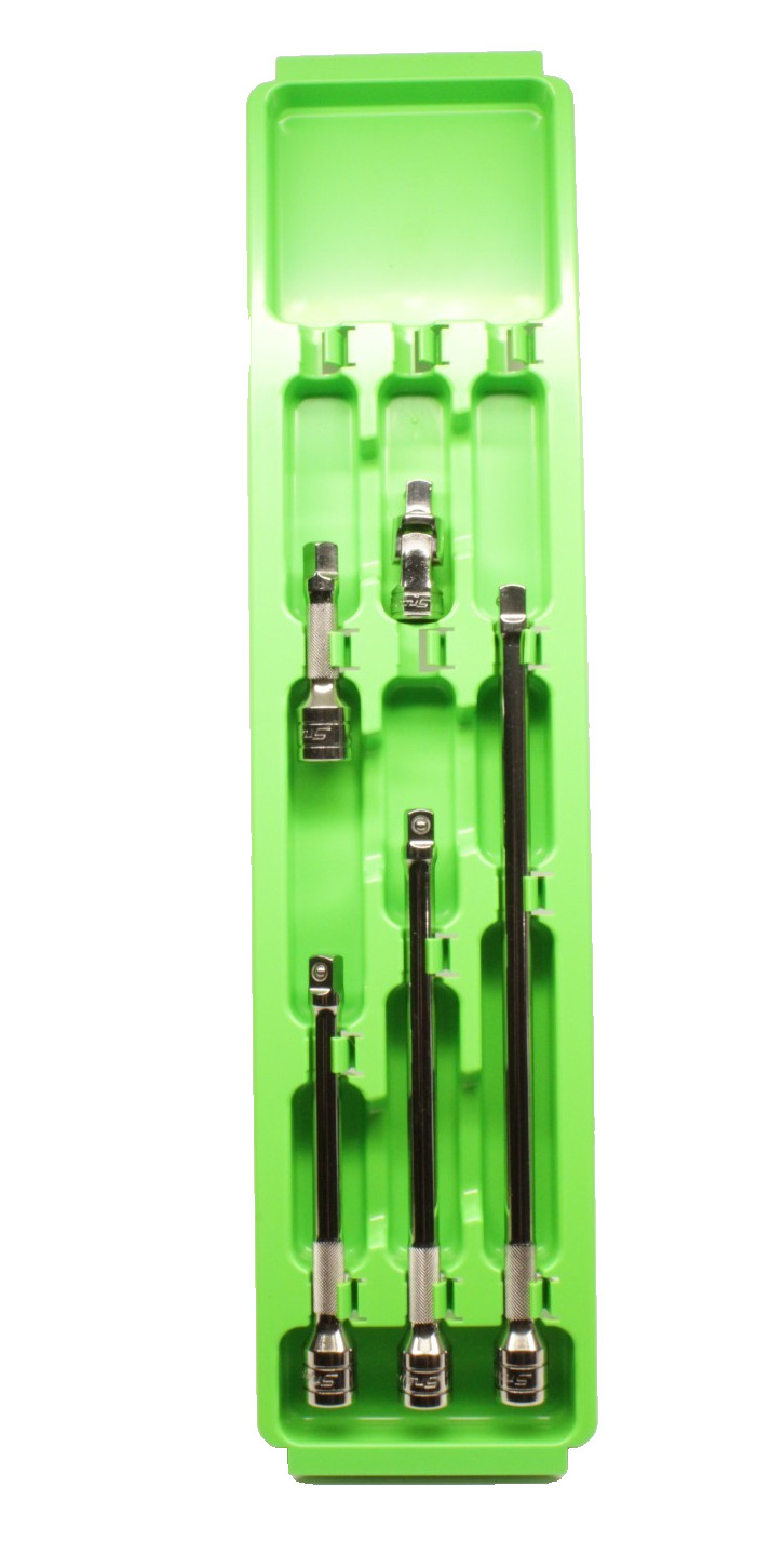 SNAP-ON 3/8" 5pc EXTENTION SET IN SNAP-ON GREEN ORGANIZER