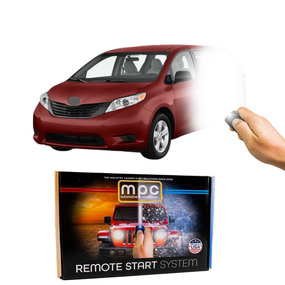 Remote Starter For Toyota Sienna 2011-2014 | Push Lock 3X to Start | T-Harness