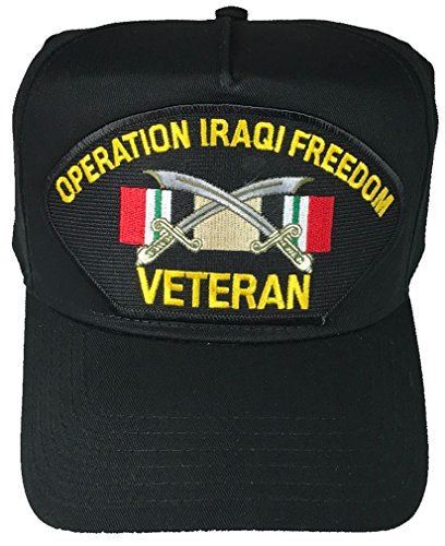 OPERATION IRAQI FREEDOM VETERAN HAT CAP OIF IRAQ VET CAMPAIGN RIBBON SERVICE
