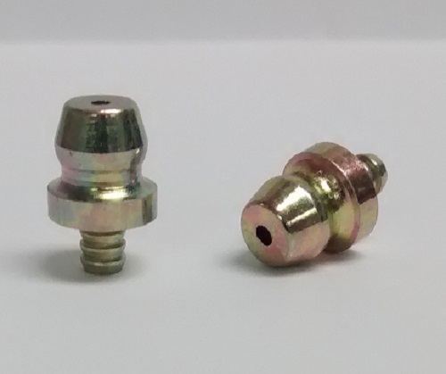 1/8 Drive Type Straight Zerk Nipple Fitting No Surface Ball For 10 pcs