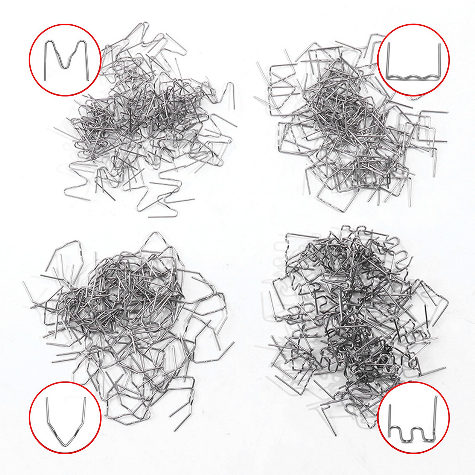 1200PCS Hot Stapler Staples Repair Kit For Plastic Welder Gun Car Bumper Fender