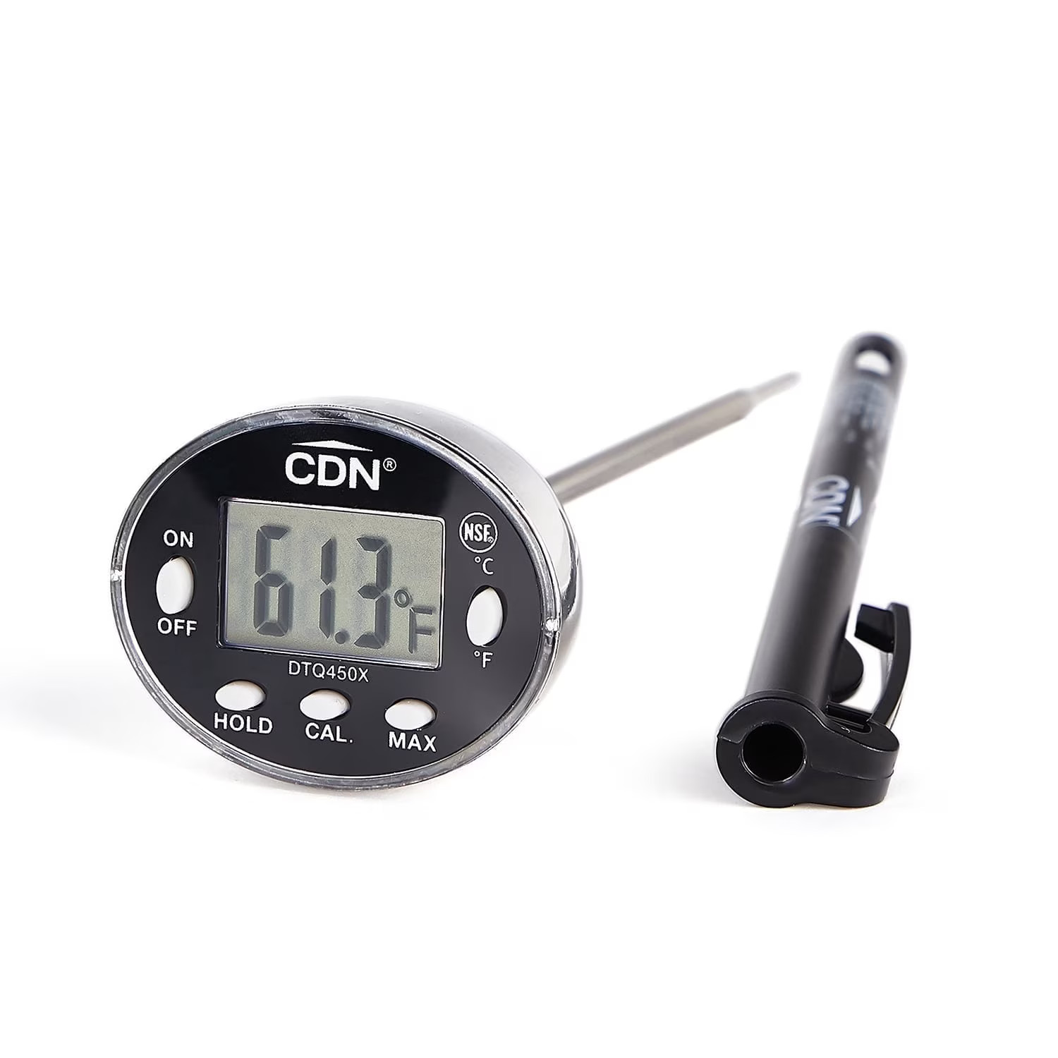 CDN Waterproof Digital Thermometer Long 4.75" Stem, NSF Certified, Ideal for ...