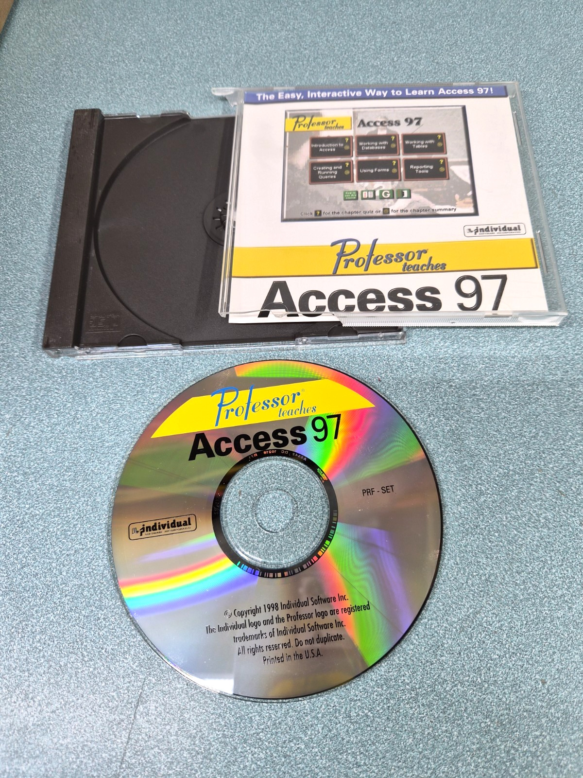 Microsoft Office 97 Pro Netscape Running Windows 98 CD Professor Teaches Lot