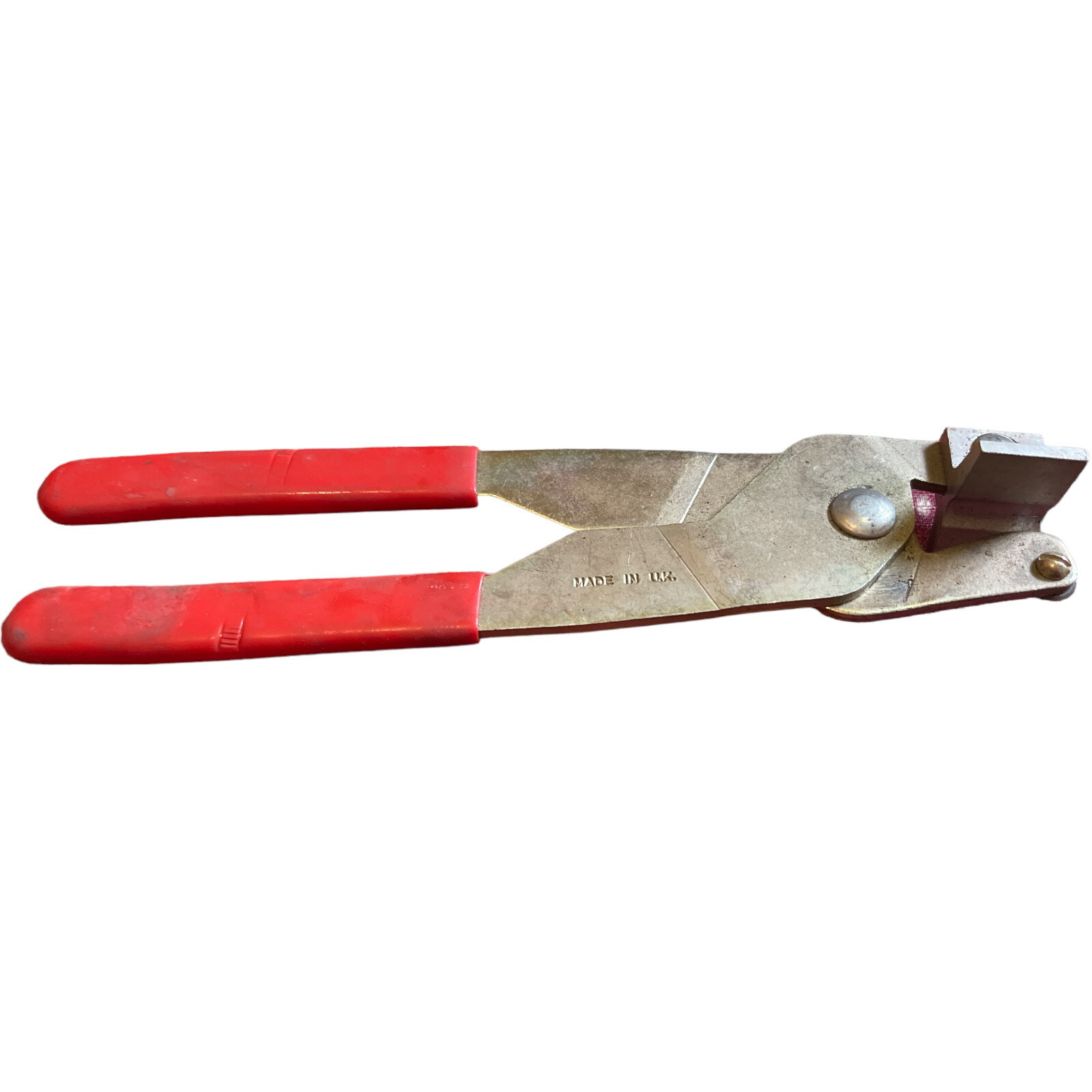 Vintage Tile Glass Cutter Tool Pliers Nippers 8” United Kingdom