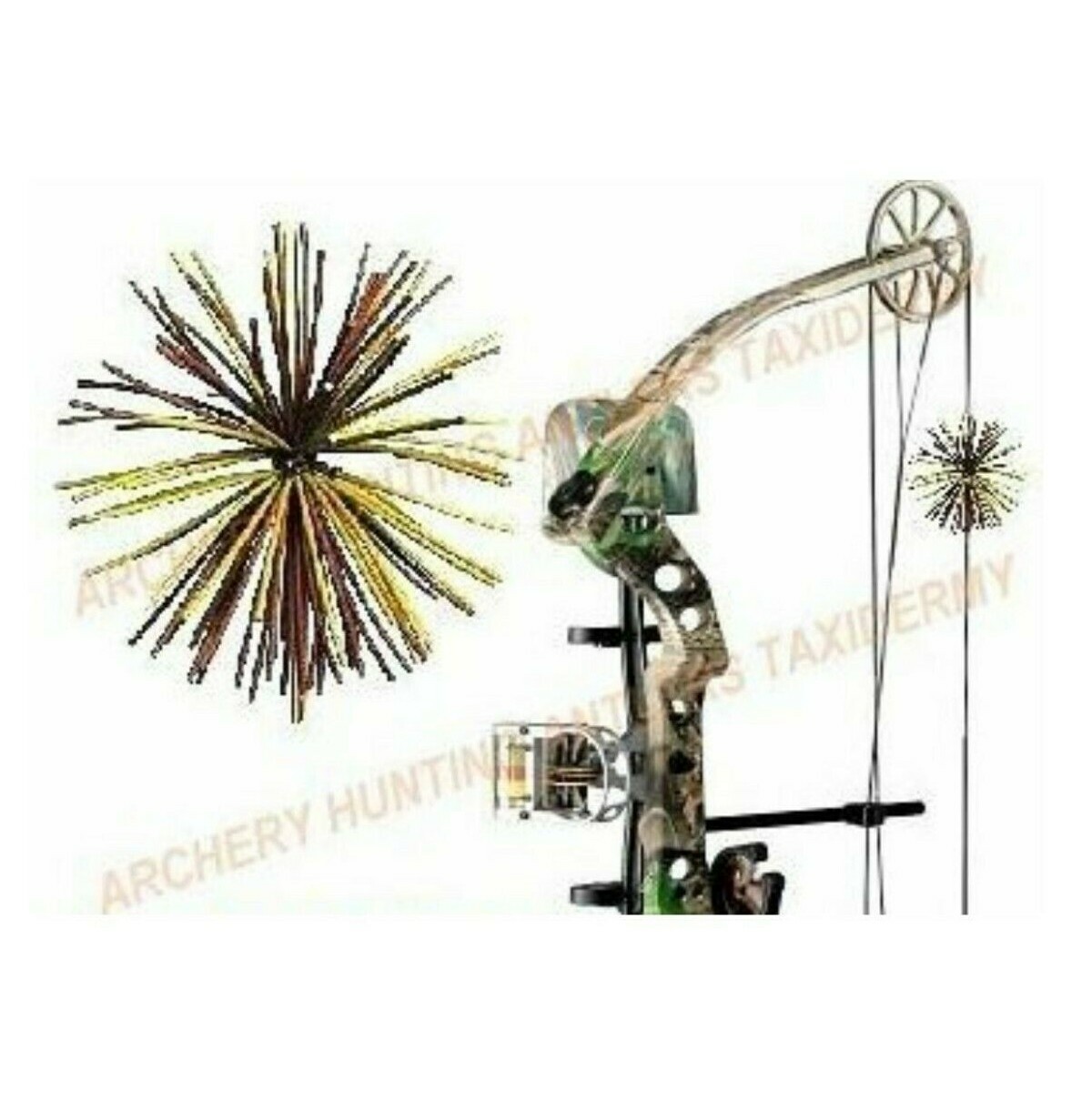 PRO Bow String CAT WHISKER - COMPLETE KIT - CAMO - Silencer Silencers Archery