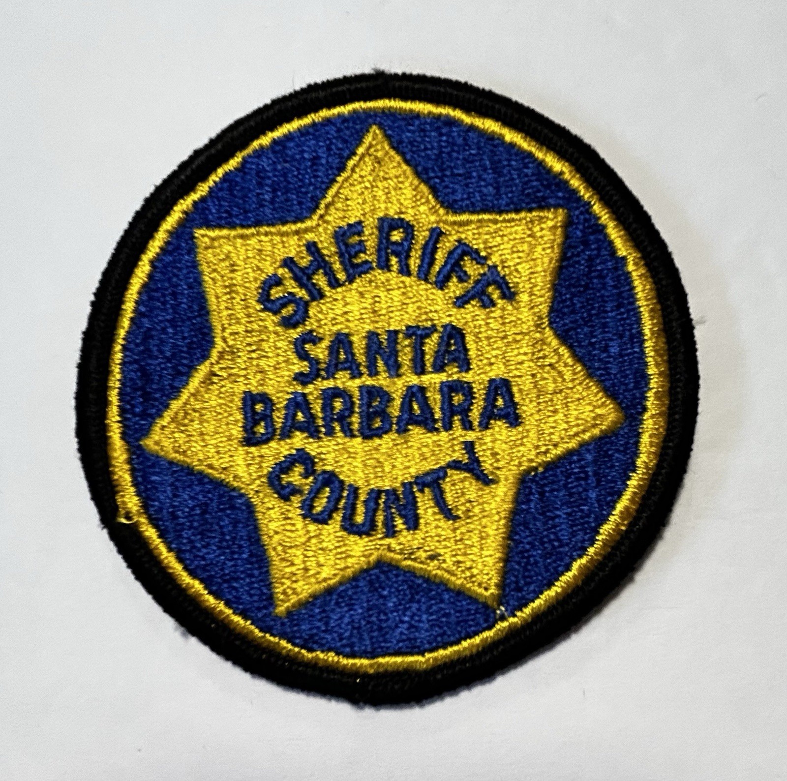 VINTAGE CALIFORNIA CA SANTA BARBARA COUNTY DEPUTY SHERIFF PATCH #PDD57