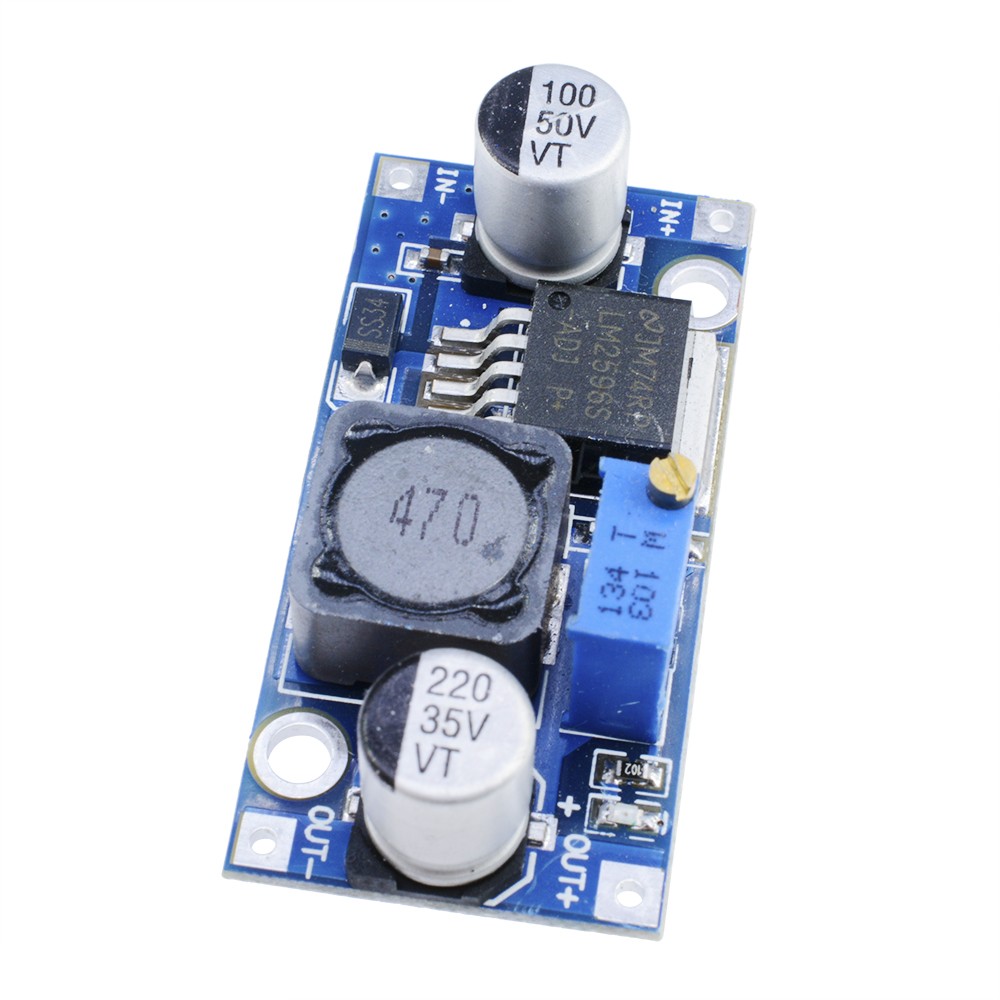 5PCS LM2596 DC-DC Step-down Adjustable Power Supply Converter Module 1.25V-35V