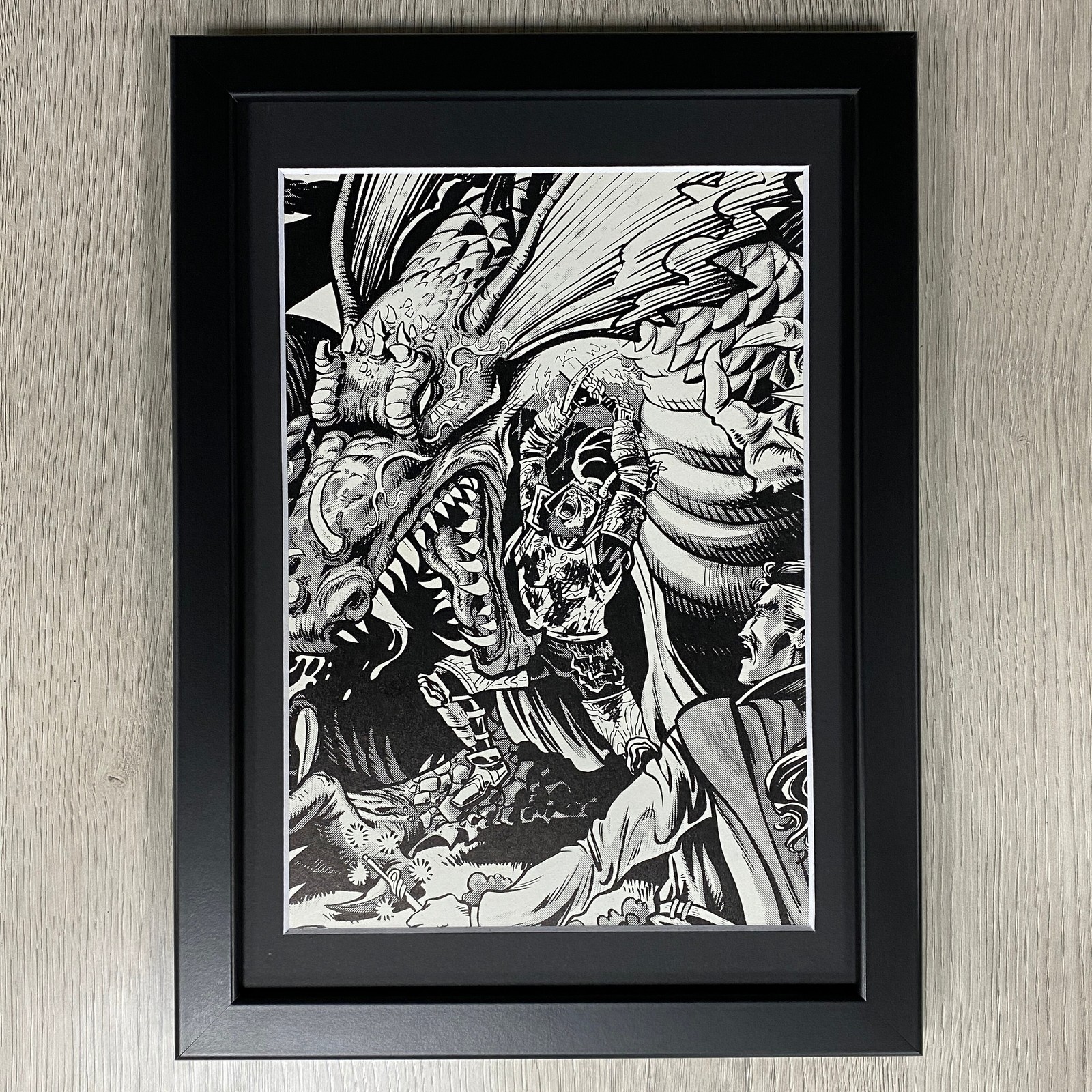 DUNGEONS & DRAGONS FRAMED ART. D&D