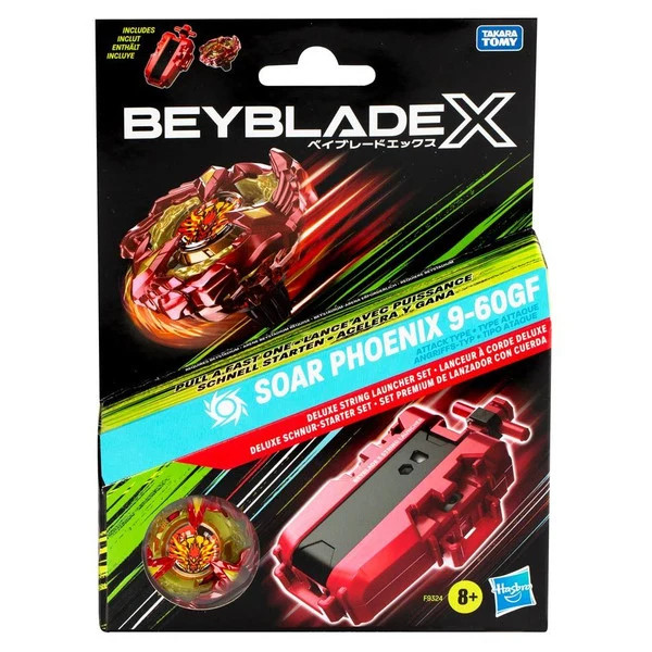 Beyblade X: Soar Phoenix Deluxe 9-60GF Launcher