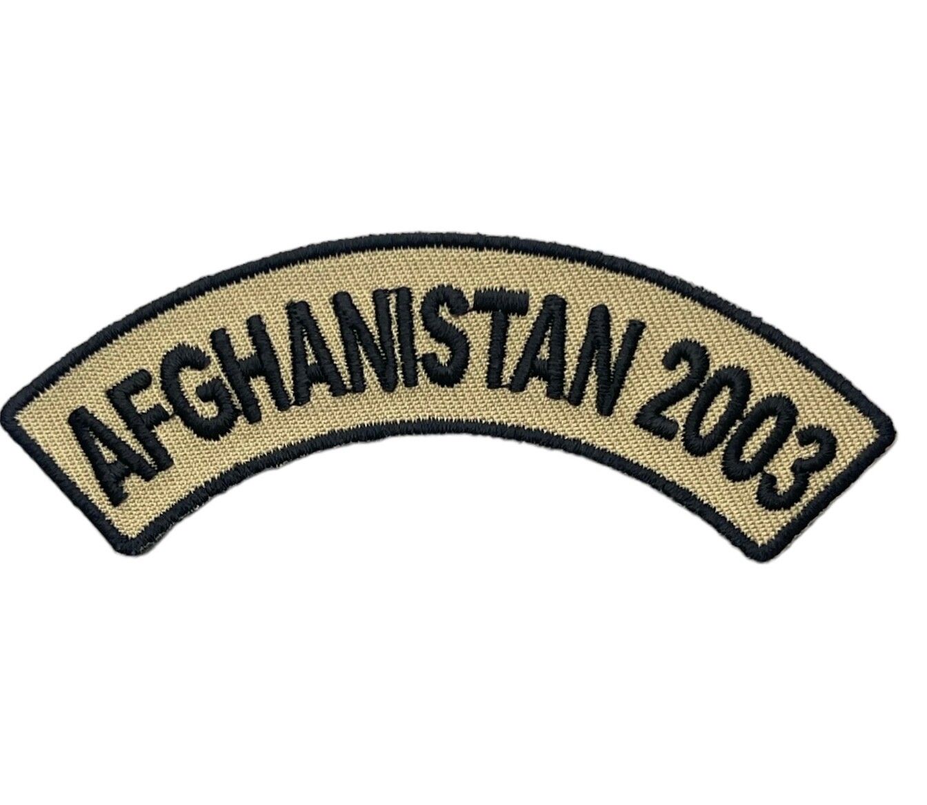 2003 Afghanistan rocker style Veteran Desert 4 inch patch IV3494 F8D7N