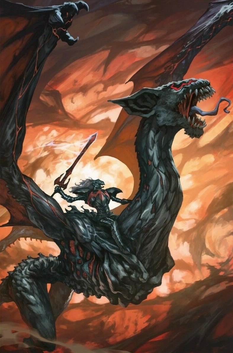2020 KING IN BLACK #1 SKAN SRISUWAN KNULL DRAGON VIRGIN VARIANT
