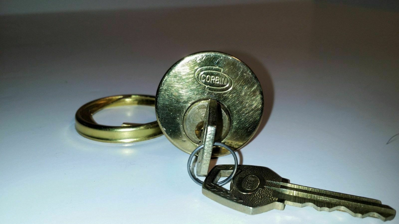 LOCKSMITH ORIGINAL CORBIN RUSSWIN 1000 MORTICE US3 POL BRASS 15/16" Cam KR 60KWY