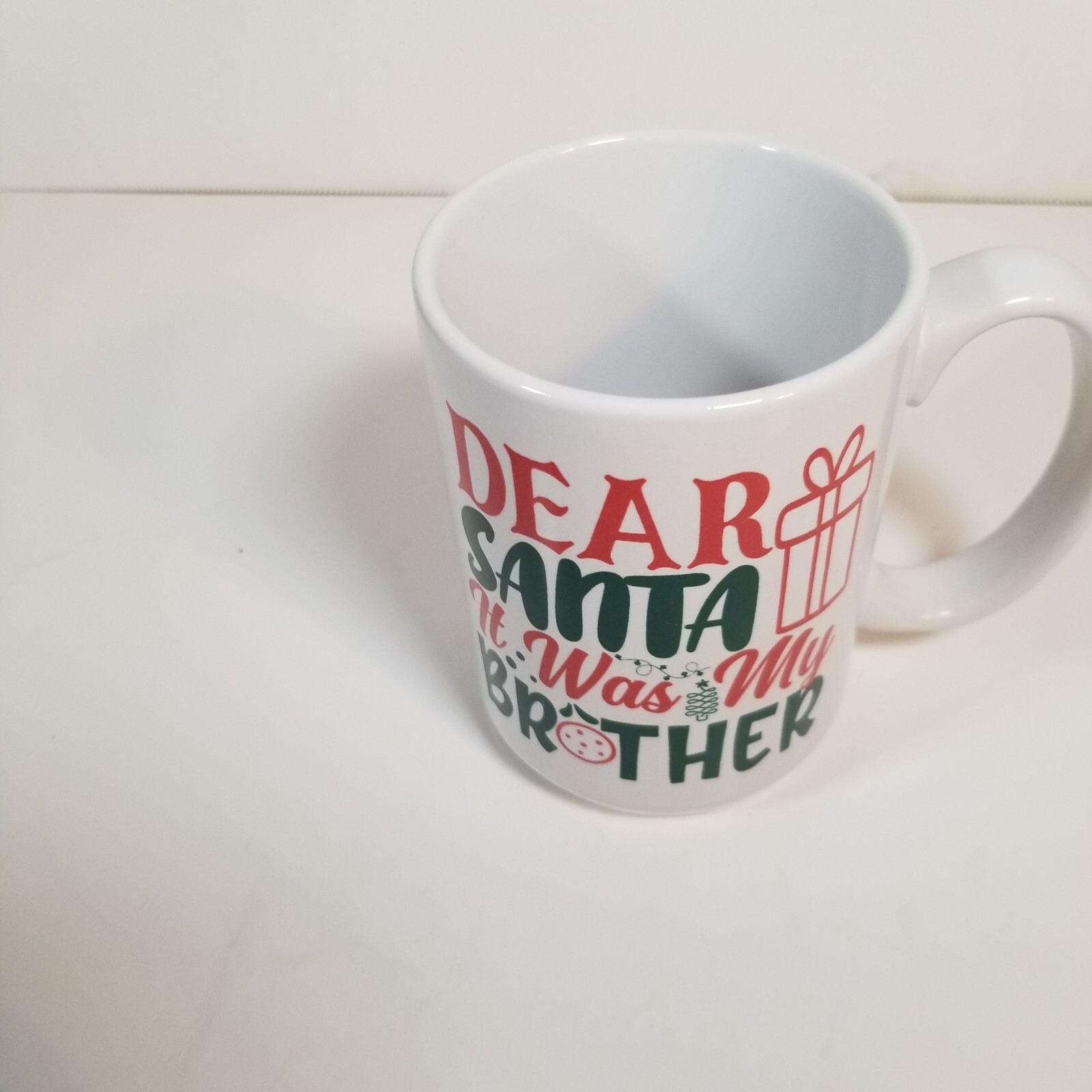 Will trade brother for presents Coffee Mug 15 oz