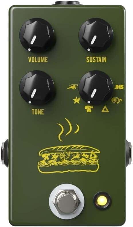 NEW - JHS Muffuletta Fuzz Pedal, ARMY GREEN