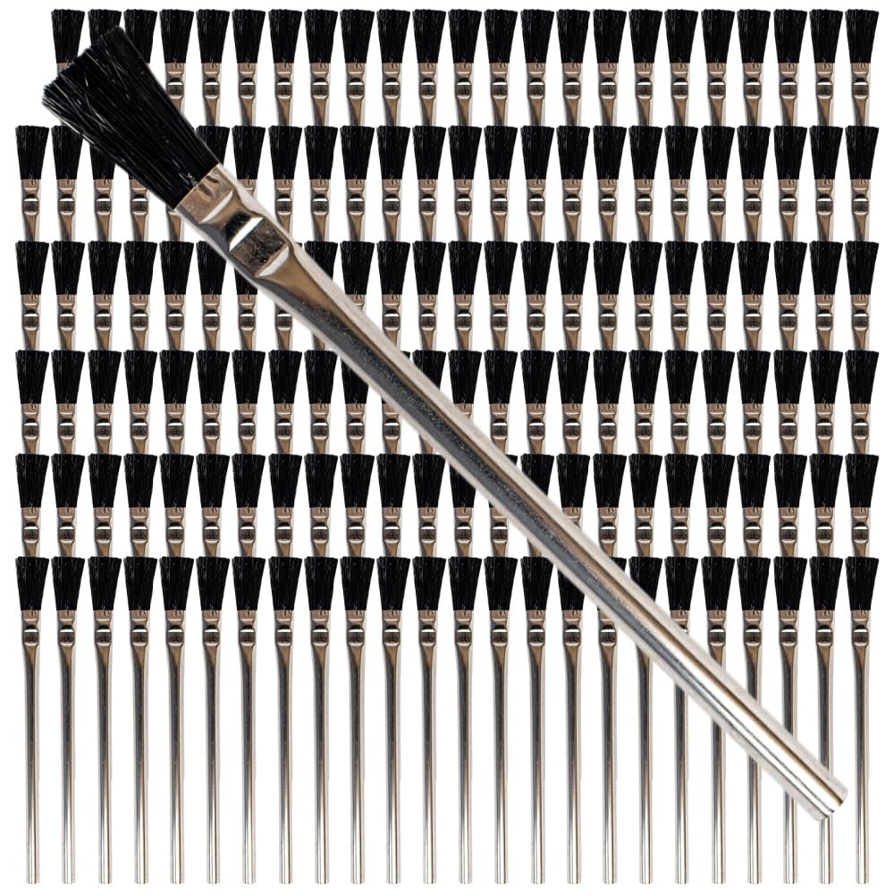 - Acid Brushes - 144 Count 3/8" Boar Hair Acid Flux Brushes
