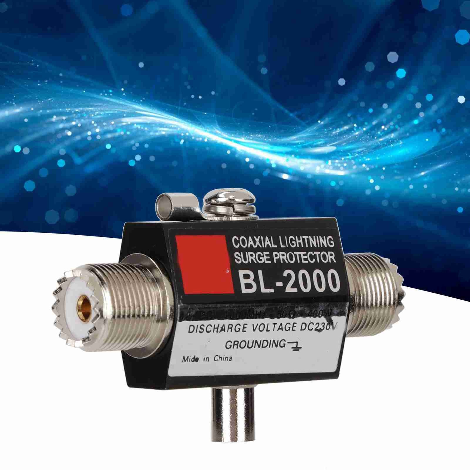 BL-2000 Coaxial RF Protector PL259 Female to Female 50 Ohm for Building Antennas