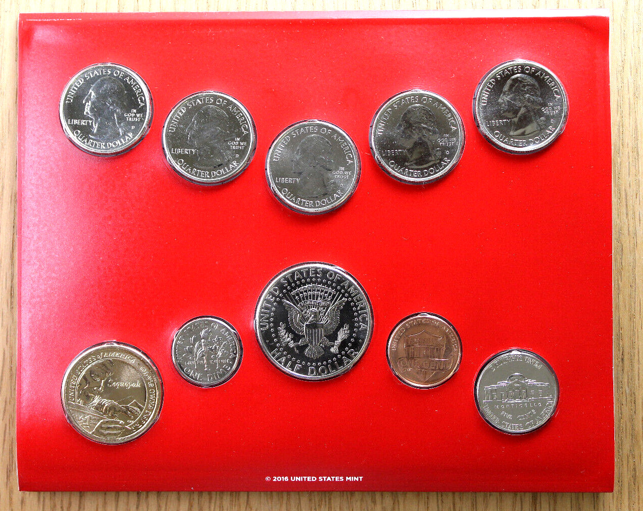 2017 Mint Set - Uncirculated Coins - 20-Coin Set - P & D