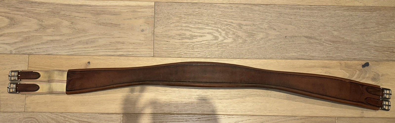 50” Contoured Padded English Girth W/ Standard Buckles