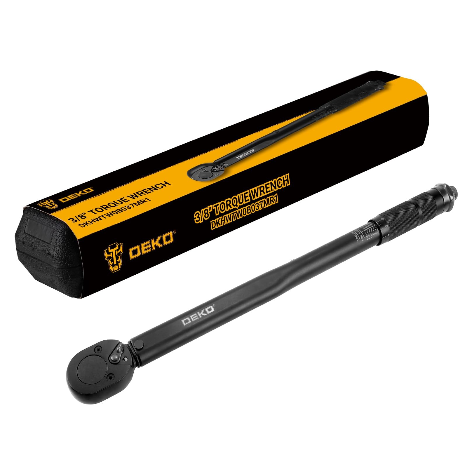DEKOPRO 3/8 Inch Drive Dual-Direction Torque Wrench 10-80 Ft-Lb & 13.6-108.5