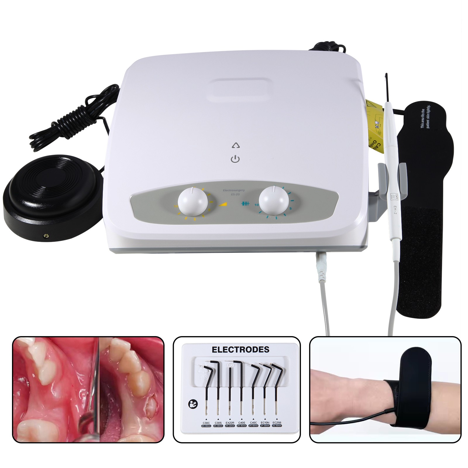 Electrosurgery Unit Dental Electro System High Frequency 7PCS Electrode Tips