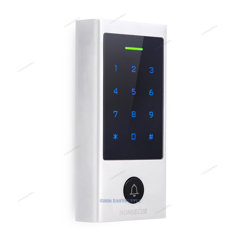 HOMSECUR Weatherproof WIFI RFID Access Control Set Lock APP Unlock