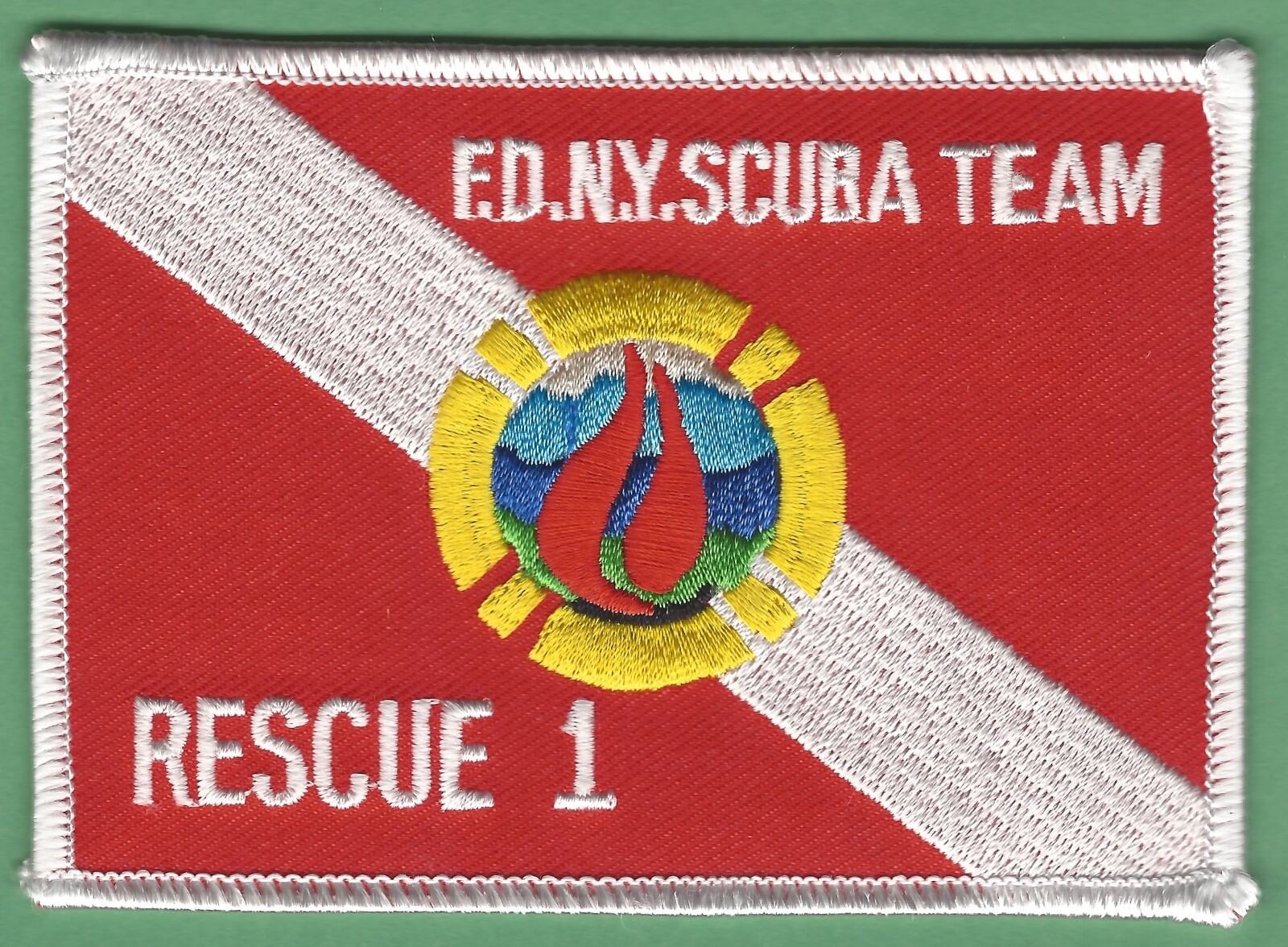 FDNY FIRE DEPARTMENT NEW YORK SCUBA RESCUE TEAM 1 PATCH MANHATTAN