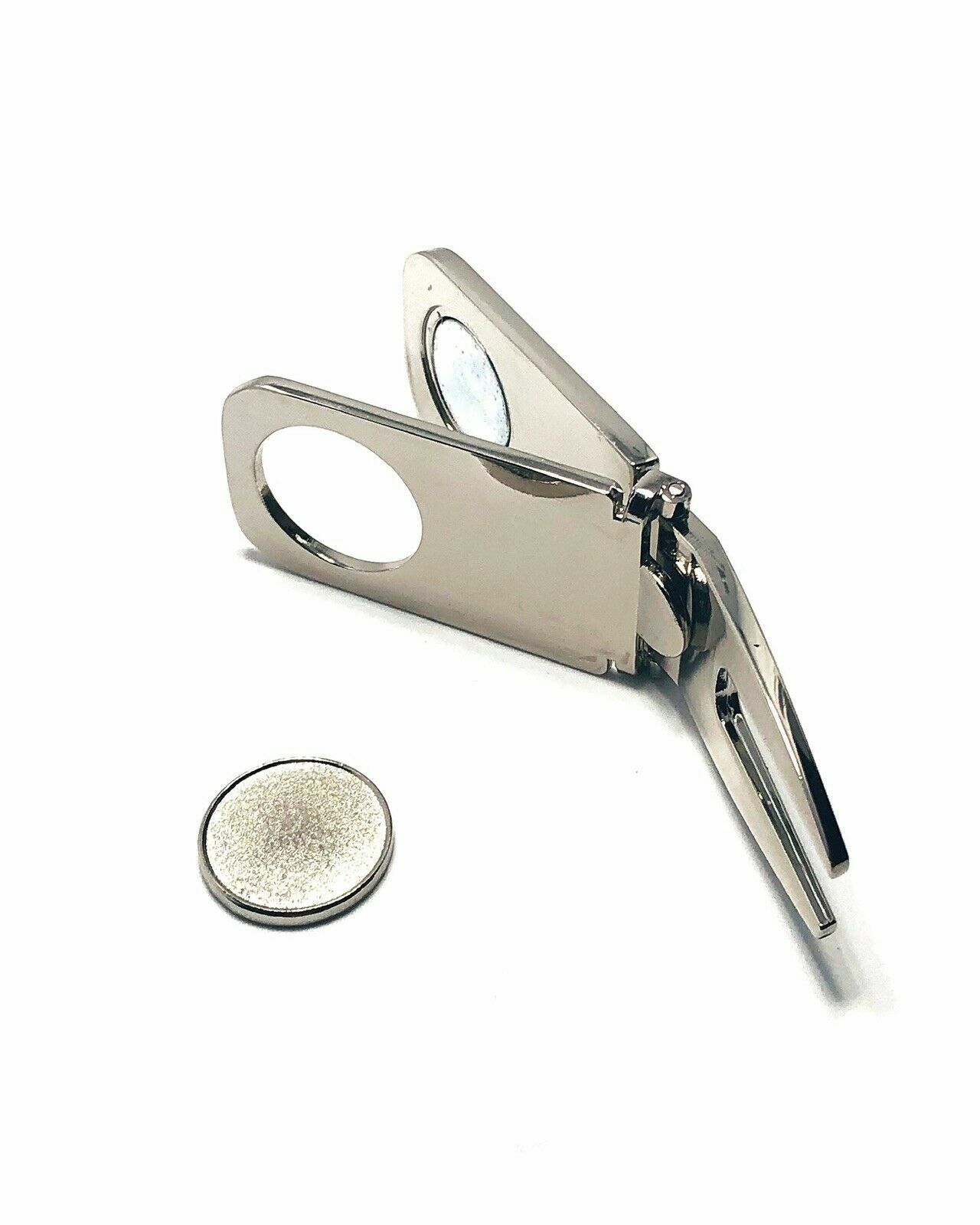Magnetic Cigar Holder, Golf Divot Repair Tool  Gold Plated Three Tools in One