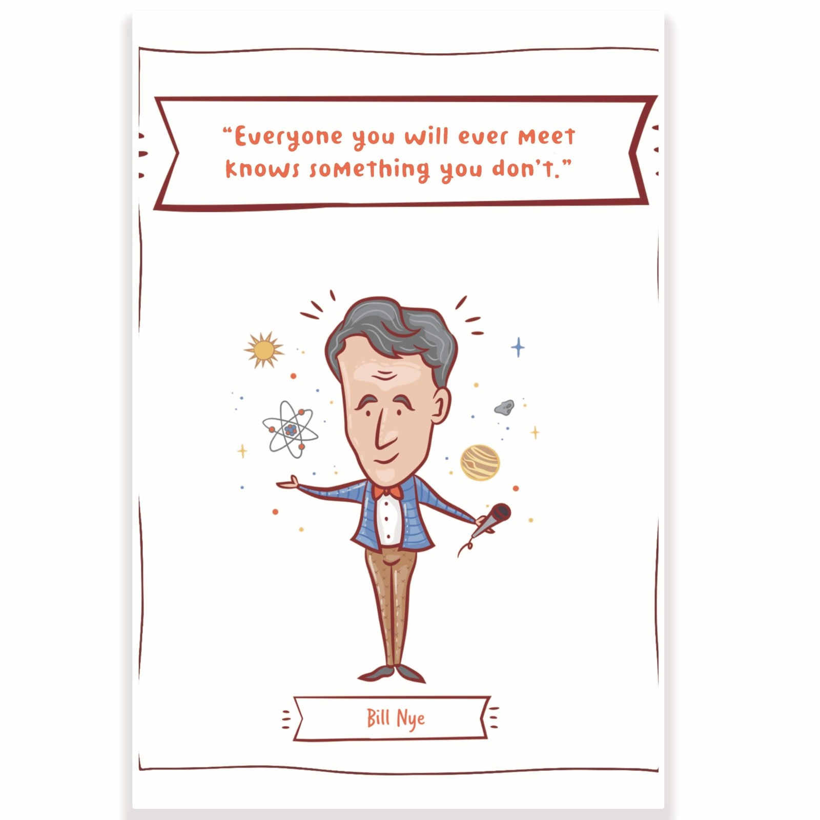 Bill Nye Quote Science Classroom Poster - Science Class Decor Poster - Decora...