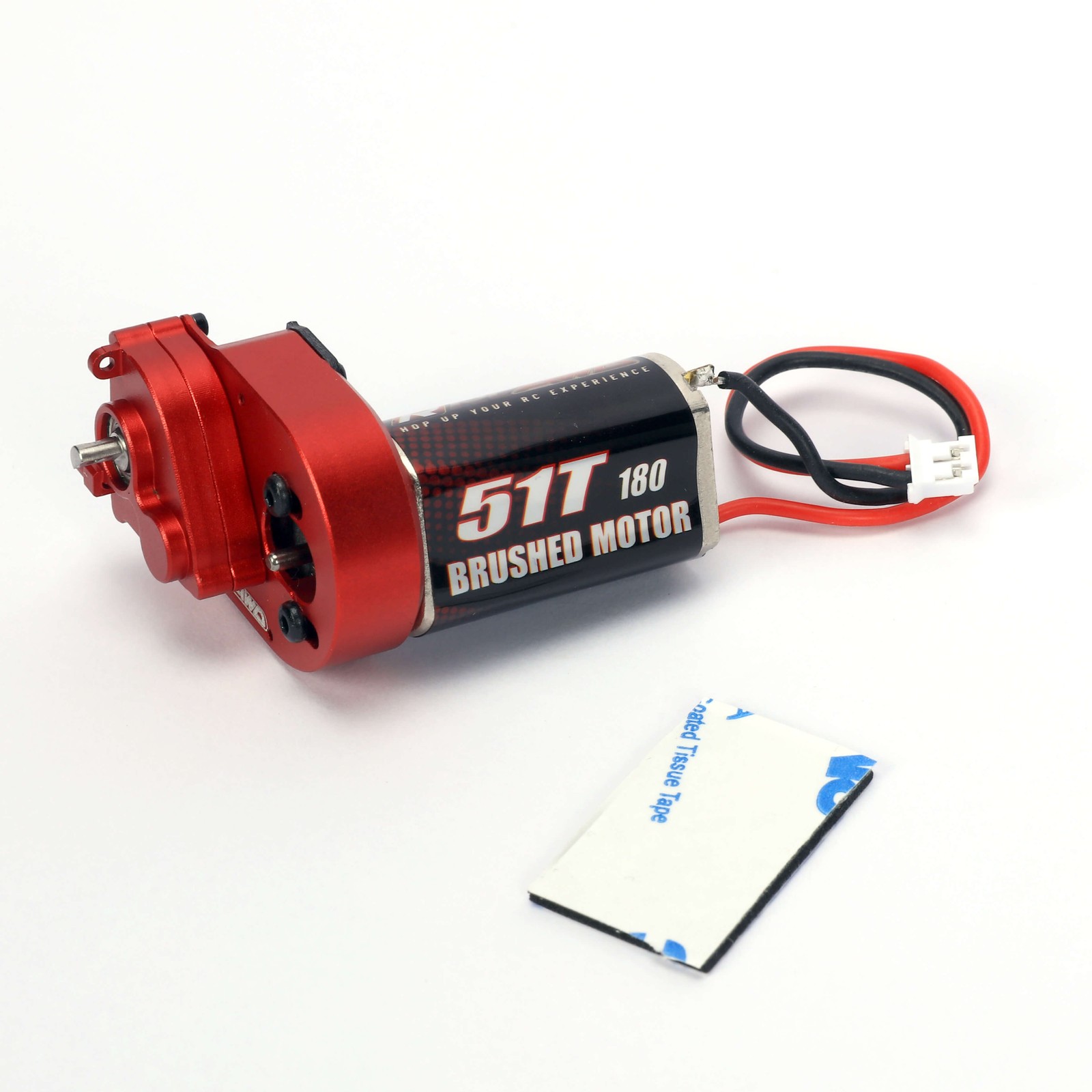 RCAWD 51T Brushed 180 Motor Center Transmission for 1/24 Axial SCX24 Upgrade
