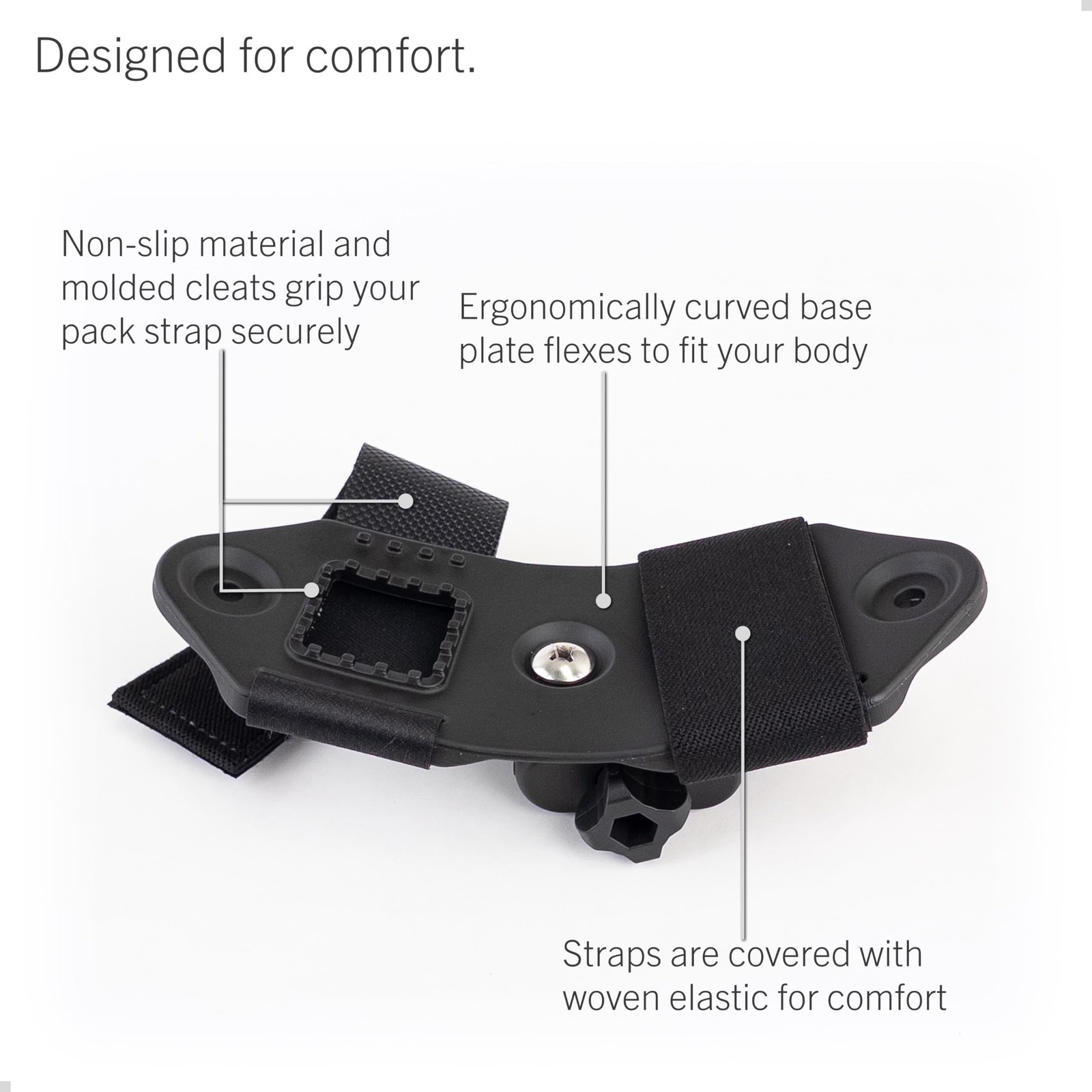 Stuntman Action Camera Pack Mount Backpack Shoulder Strap 360° Ball Joint