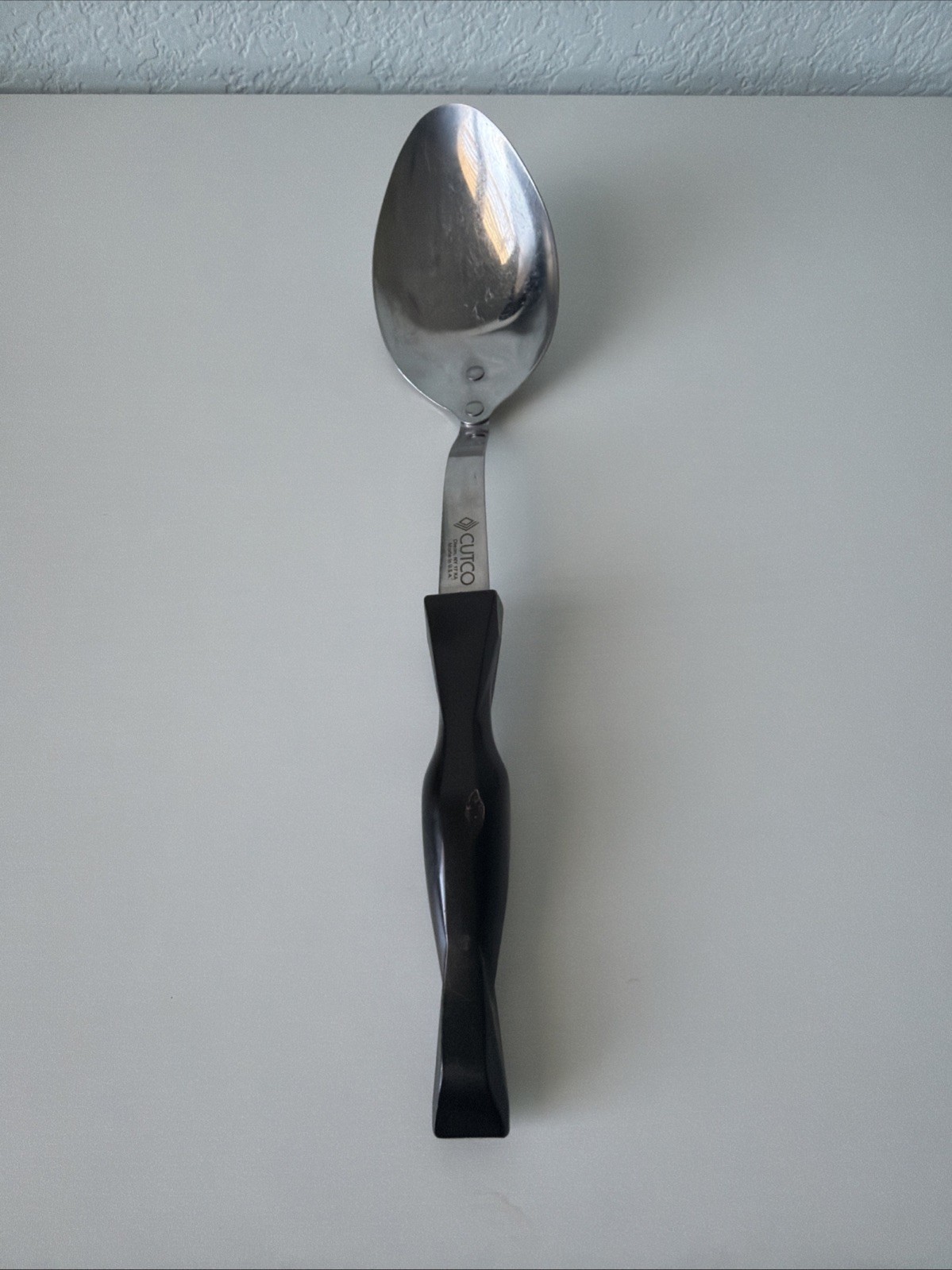 CUTCO Orlean NY Serving Spoon  17 KA Dark Brown Handle Made In USA “See Photos”