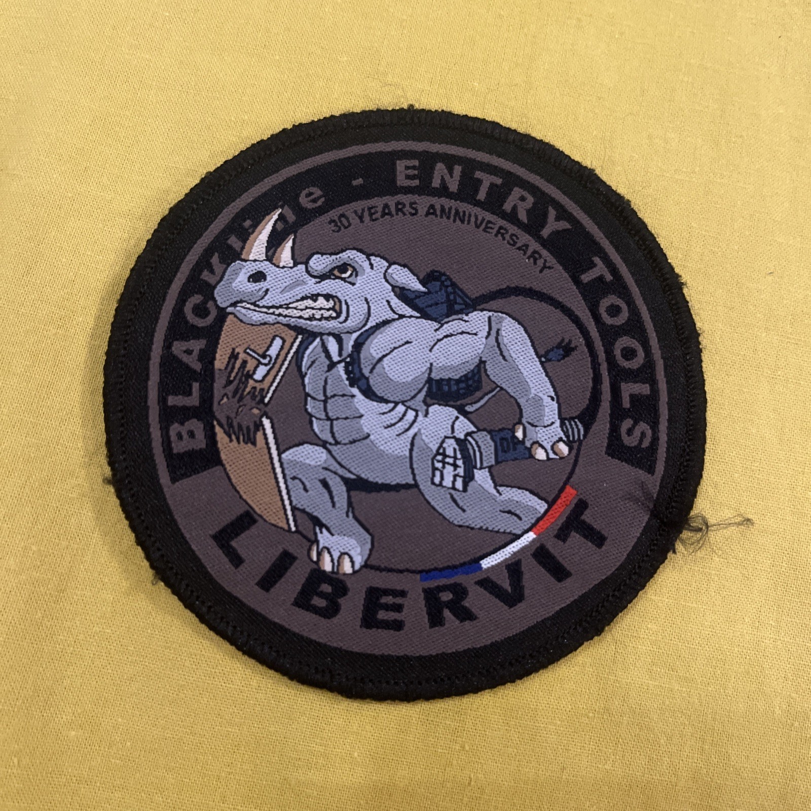 Rare LIBERVIT BlackLine Entry Tools 30 Years Anniversary Tactical Patch