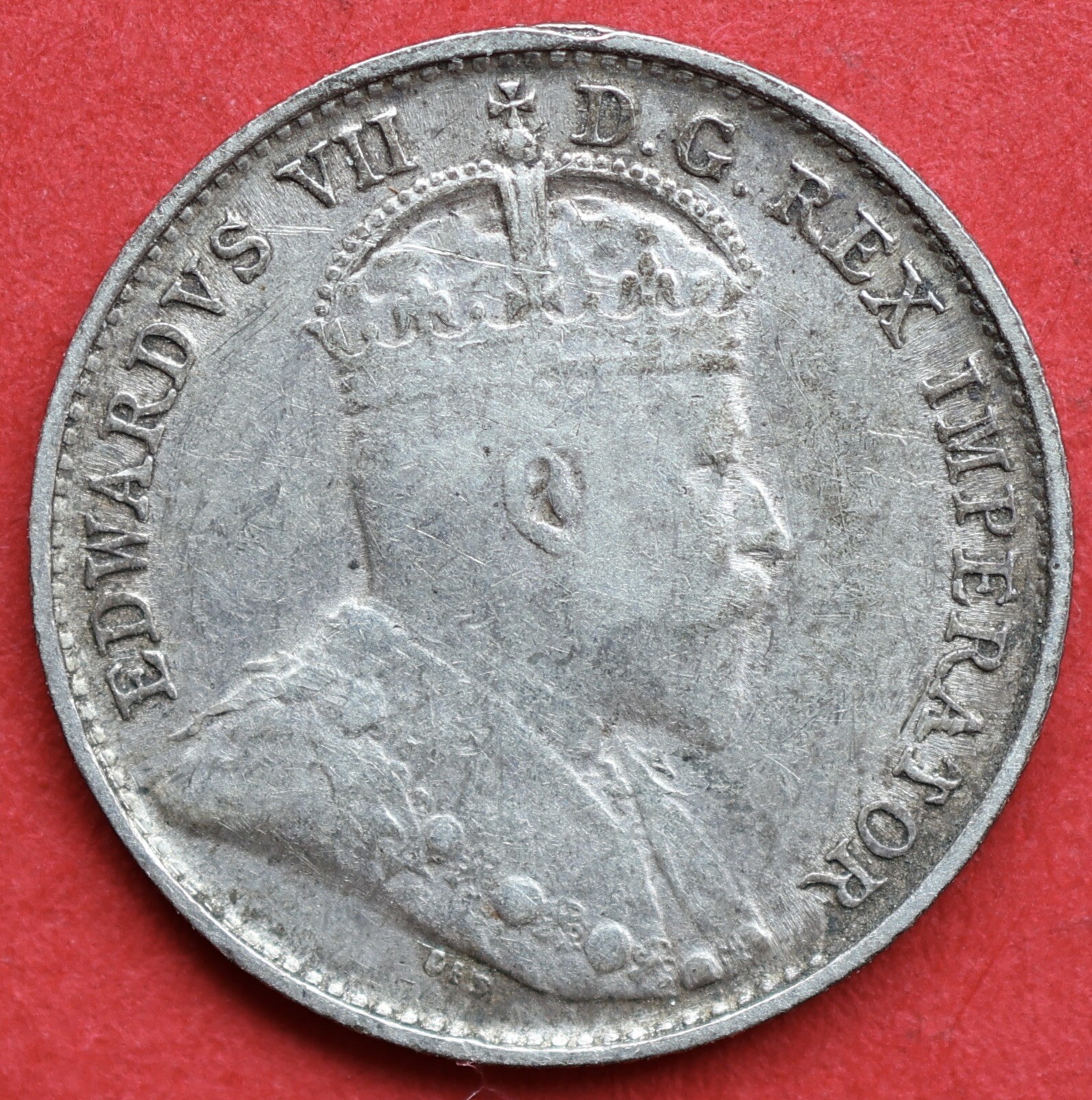 1908 Canada 5 Cents Large Date - VF/EF - Lot#10984