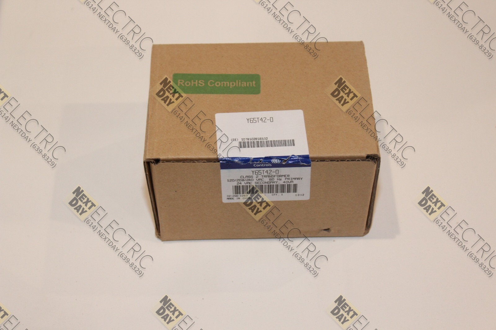 Johnson Controls, Y65T42-0, Transformer 120v Primary 24v 208v 240v 40va